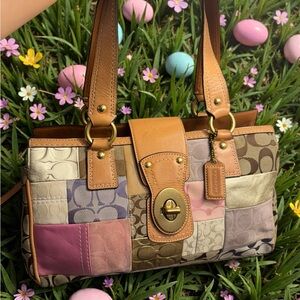 Coach 2008 Legacy Patchwork Turnlock Satchel TikTok viral